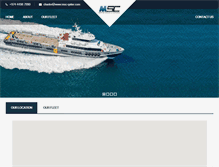 Tablet Screenshot of msc-qatar.com